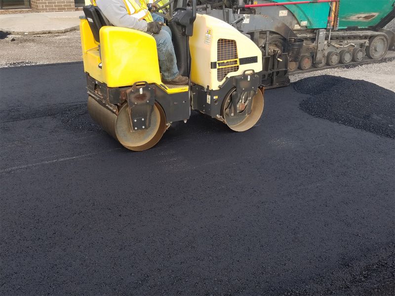 Asphalt Spreadings After Final Roll