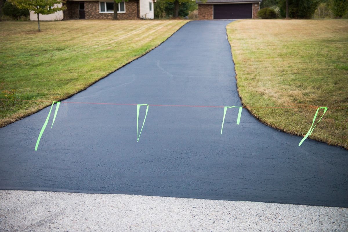 Black Asphalt Driveway